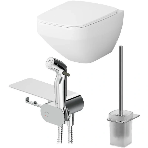 Унитаз подвесной Am.Pm Inspire 2.0 с гигиеническим душем - фото 1