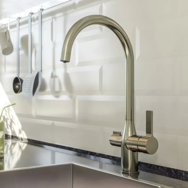 Смеситель для питьевой воды IDDIS Pure сатин, современные, hi-tech - фото 3