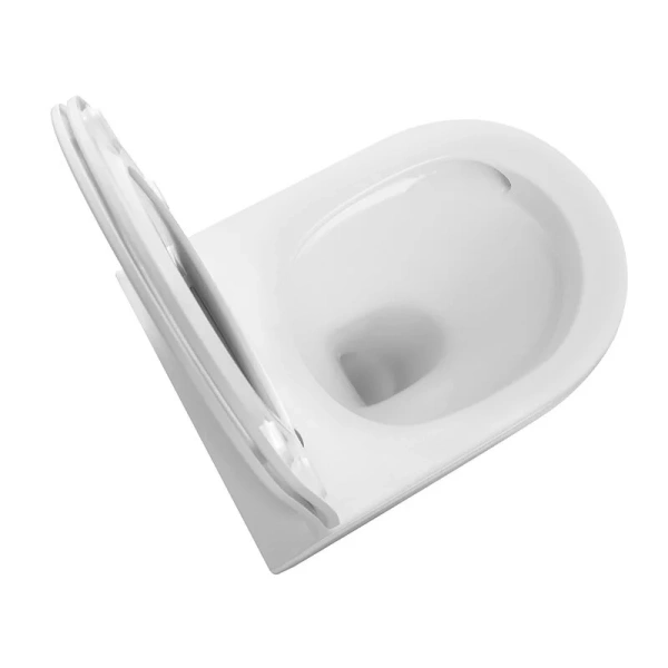 Унитаз подвесной SantiLine смыв торнадо, белые - фото 6