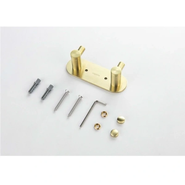 Крючок для ванной Акватек Европа золото шлифованное - фото 4