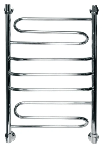 Полотенцесушитель водяной Ника Curve 80x60 см хром - фото 2