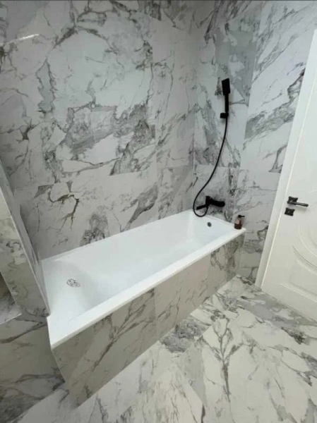 Ванна из литьевого мрамора Radianse Лазурь-4 180 x 80 см, белый, Лазурь-4 R1800/800, без гидромассажа - фото 6