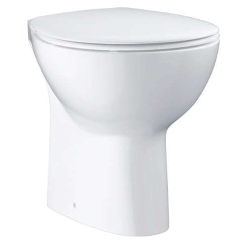 Унитаз напольный приставной безободковый Grohe Bau Ceramic 39431000 - фото 3