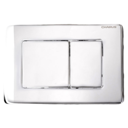 Клавиша смыва Charus Robusto глянцевая сталь - фото 1