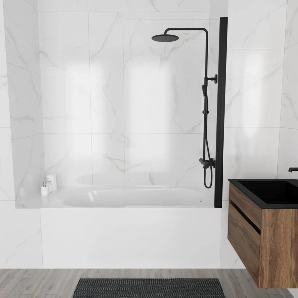 Ванна акриловая Vincea VBT-2B150-LG, 150 x 70 см, с ножками, белая, белые - фото 8