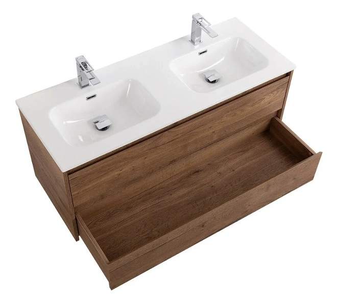 Тумба под раковину подвесная BelBagno Kraft 120 см rovere nebrasca nature - фото 3