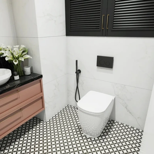 Унитаз напольный Lavinia Boho Bell Pro белый, сиденье с микролифтом , с антивсплеском - фото 5