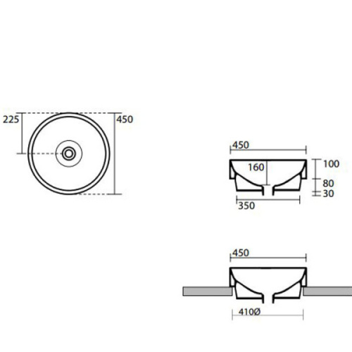 Схема, накладные (на столешницу), пристенные - фото 3