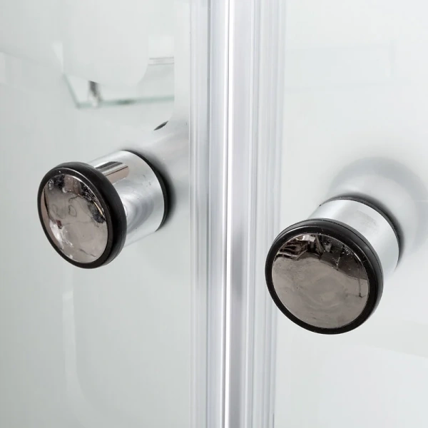 Душевая кабина Deto EM 80x80 см с освещением, стеклянные, матовые, узорчатые - фото 7