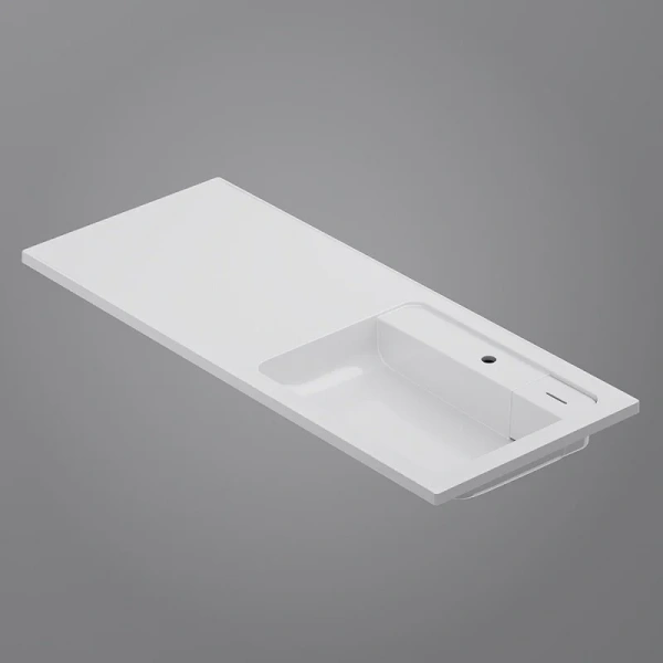 Раковина над стиральной машиной AM.PM X-Joy 120 см левосторонняя, одинарные, с щелевым сливом - фото 8