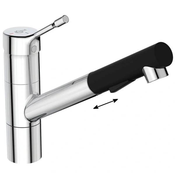 Смеситель для кухни Ideal Standard Ceralook BC297 с выдвижным изливом - фото 1