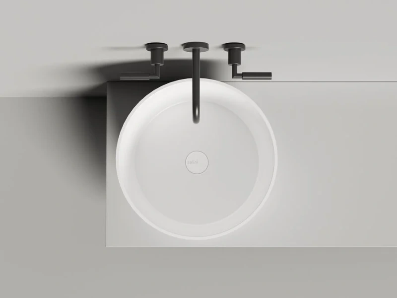 Раковина Salini Armonia 04 46 см белый матовый - фото 1