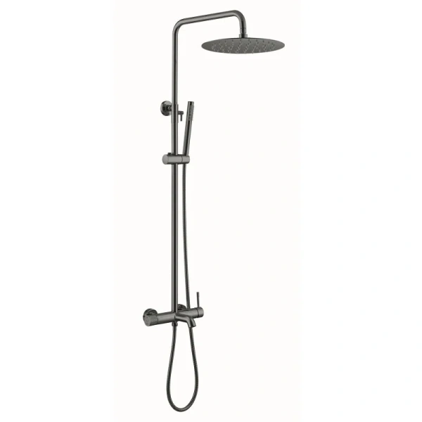 Душевая стойка Boheme Uno Gunmetal Shiny - фото 1