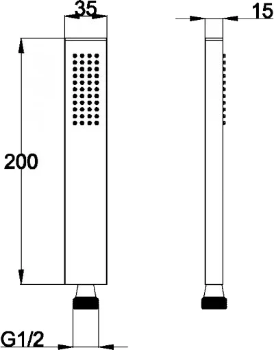 Душевая лейка BelBagno Carin хром - фото 2