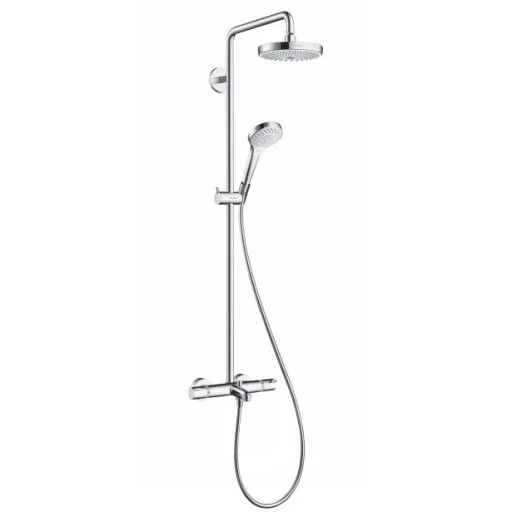 Душевая стойка Hansgrohe Croma Select E белый/хром - фото 1