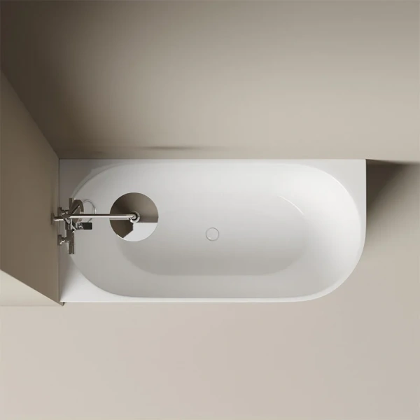 Aкриловая ванна Sancos Edge FB23L/FB23R, 170 х 80 см, левая/правая, белый - фото 4