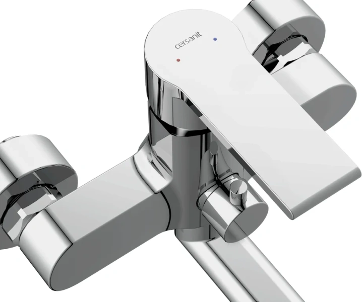 Смеситель для ванны Cersanit Brasko хром, в наличии - фото 10
