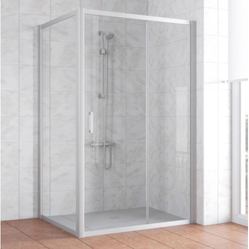 Душевой уголок стекло прозрачное Vegas-glass ZP+ZPV 120х100 01, современные, hi-tech - фото 3