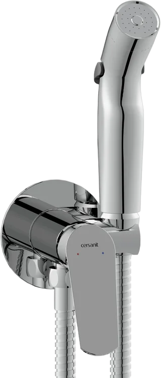 Гигиенический душ со смесителем Cersanit Flavis хром, для туалета index_1 - фото 9