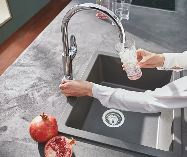 Смеситель для кухни с функцией фильтрации воды Grohe Blue 30385000 - фото 4