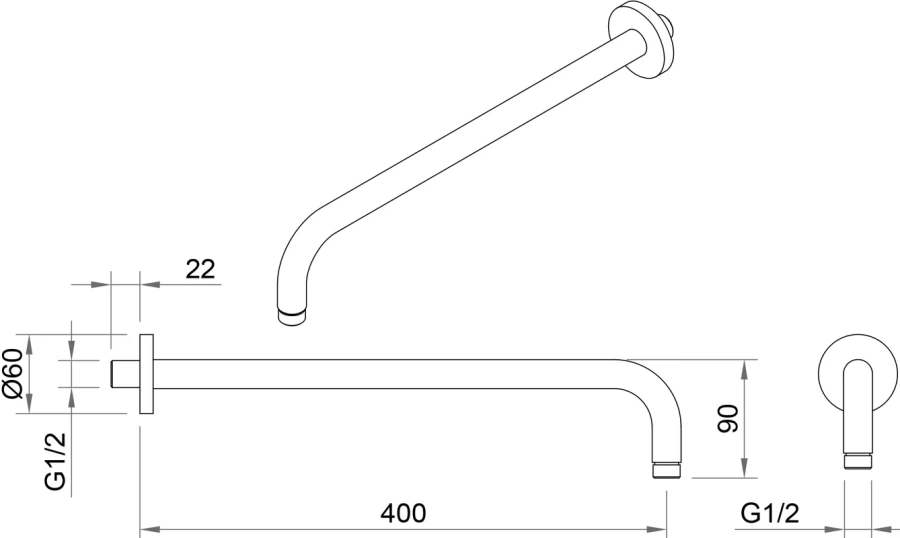 Душевой комплект BERGES Ventas хром index_1 - фото 6