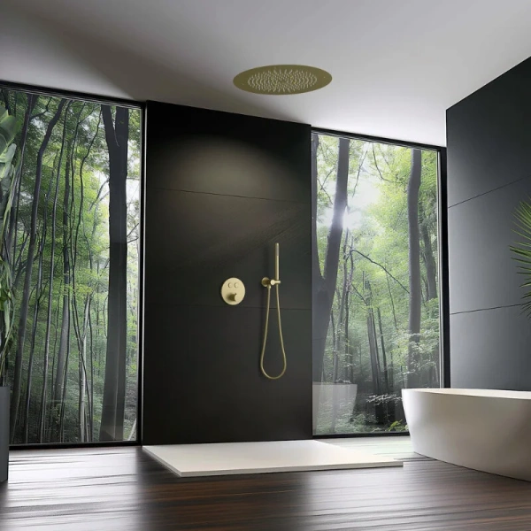 Душевой комплект Timo Saona золото матовое, в наличии - фото 5