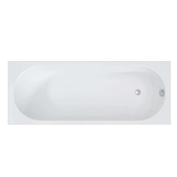 Акриловая ванна Радомир Виктория 2-89-2-0-1-250Р, 150 x 70 см, фронтальный экран, каркас разборный, сифон, слив-перелив автомат в комплекте, белая - фото 1