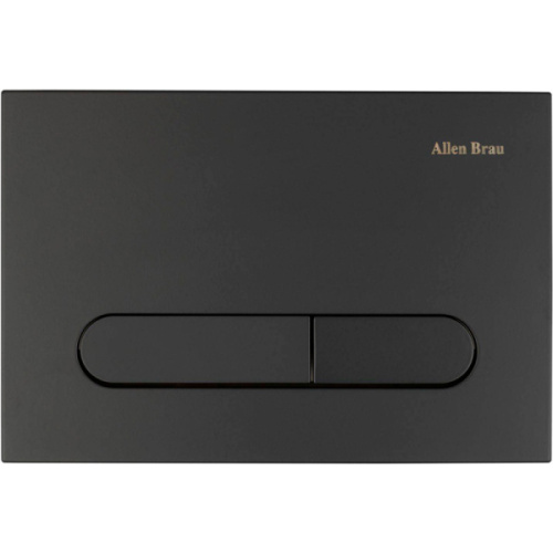 Клавиша смыва Allen Brau черная матовая - фото 1