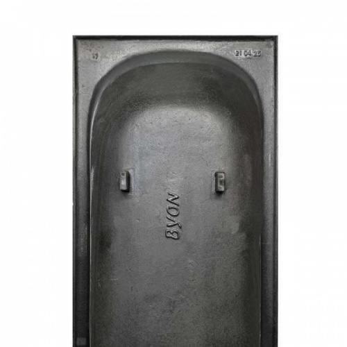 Ванна чугунная Byon 15 160x75 см с ручками - фото 4
