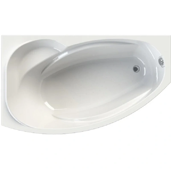 Акриловая ванна Радомир София 2-01-0-1-1-223/2-01-0-2-1-223, 169 х 99 см, L/R, с каркасом, белая - фото 1