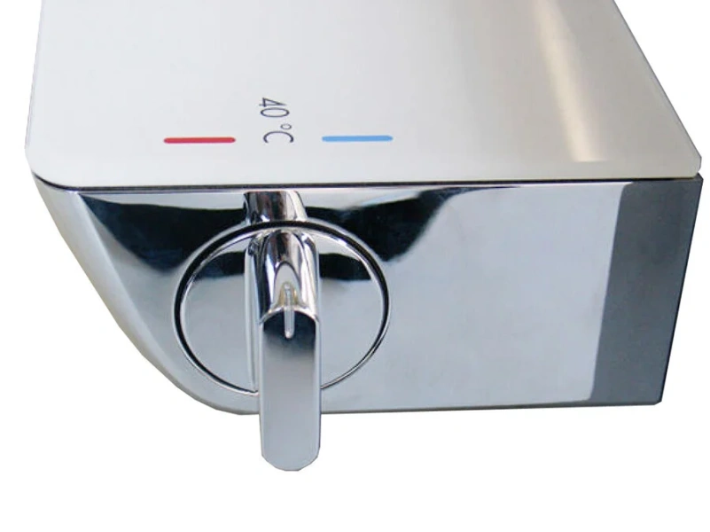 Смеситель для душа Hansgrohe Ecostat Select 13111 со стеклянной полкой - фото 4