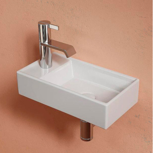 Раковина Ceramica Nova Element 40 см чаша справа белый глянцевый - фото 4