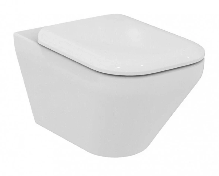 Унитаз подвесной Ideal Standard Tonic II безободковый с сиденьем softclose - фото 3