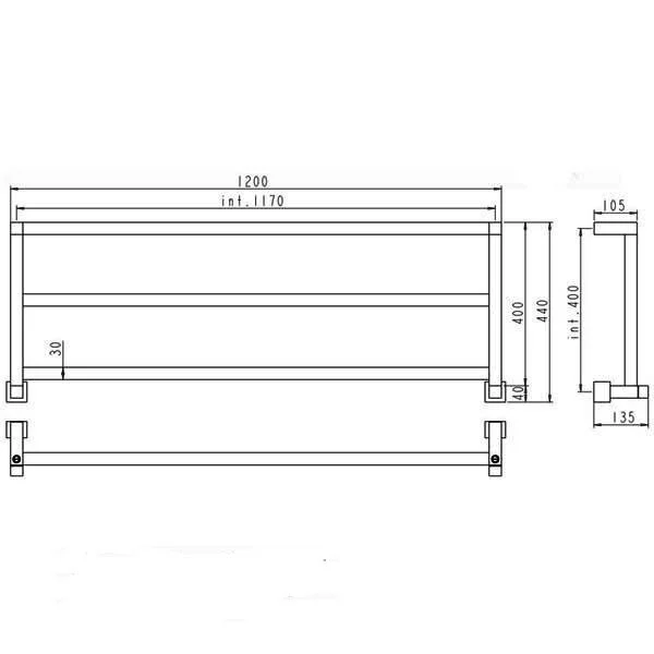 Полотенцесушитель водяной цвет:хром Margaroli 730-3 - фото 2