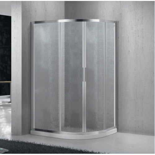 Душевой уголок BelBagno Sela 100х80 см стекло рифленое - фото 1