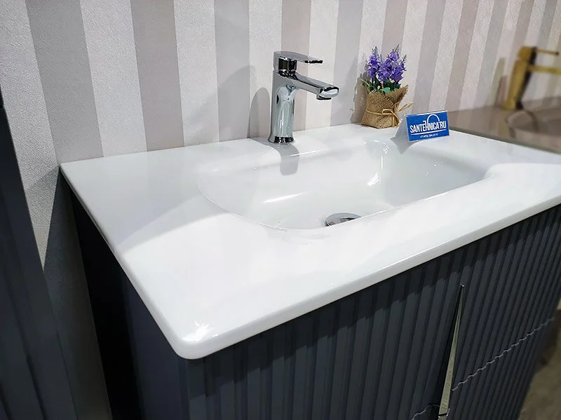 Смеситель для раковины Caprigo Atlantic 51-020-crm, хром (УK042931), с 1 монтажным отверстием - фото 8