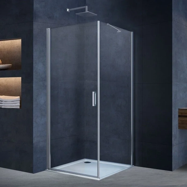 Душевой уголок Vincea Alpha 90х90 см хром стекло прозрачное - фото 1