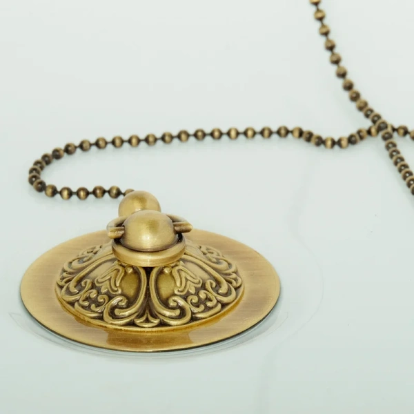 Ванна из искусственного камня Migliore Impero 180х87 см фурнитура бронза - фото 4