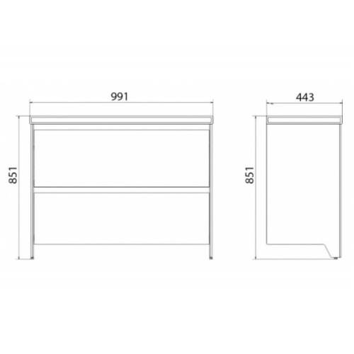 Схема, напольная, пристенная - фото 4