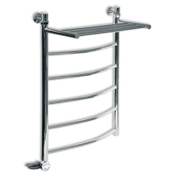 Полотенцесушитель электрический Ника Arc 80х60 см левый, хром - фото 3