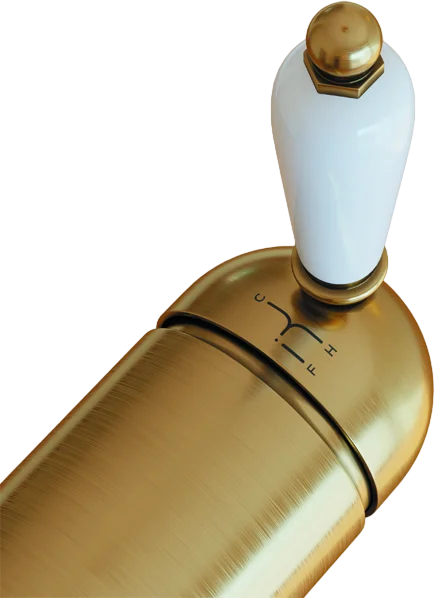 Смеситель для кухни Omoikiri Kyoto 2 Plus-G золото - фото 4