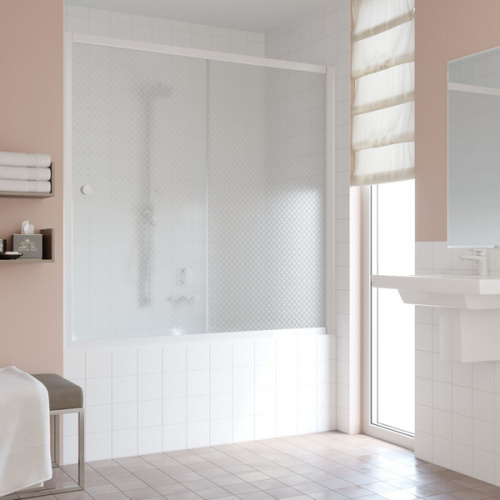 Душевая шторка на ванную Vegas-glass ZV 150, прозрачные, матовые, узорчатые, тонированные - фото 6