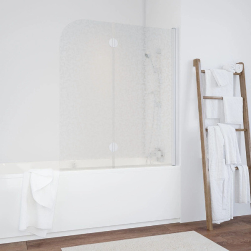 Душевая шторка на ванную стекло фея Vegas-glass E2V 120 R03 R