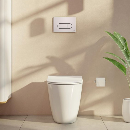 Инсталляция для унитаза VitrA V-Fix Core клавиша глянцевый хром - фото 2