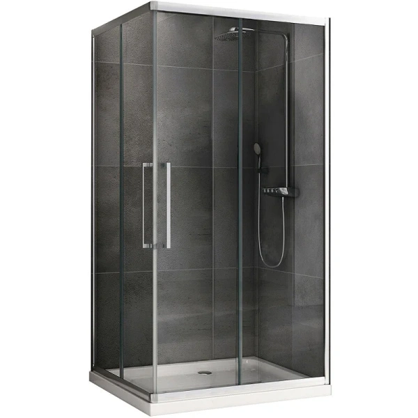 Душевой уголок Abber Schwarzer Diamant AG02128 120x80 см прямоугольный - фото 1