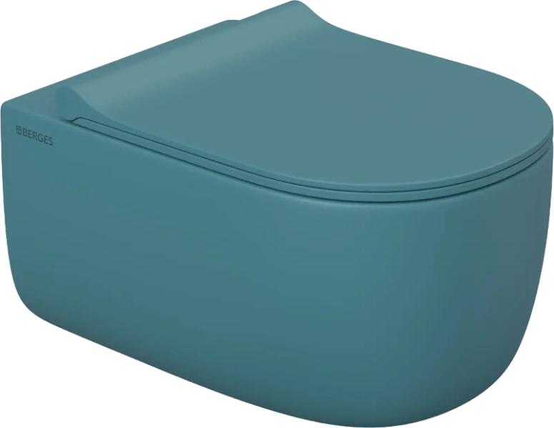 Унитаз подвесной BERGES Ego матовый темно-синий - фото 1