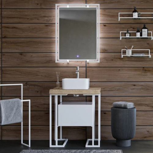 Мебель для ванной Velvex Gelou с накладной раковиной - фото 1