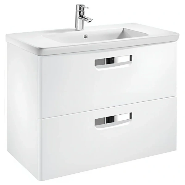 Тумба с раковиной подвесная Roca The Gap ZRU9302 70 см 2 выдвижных ящика - фото 1