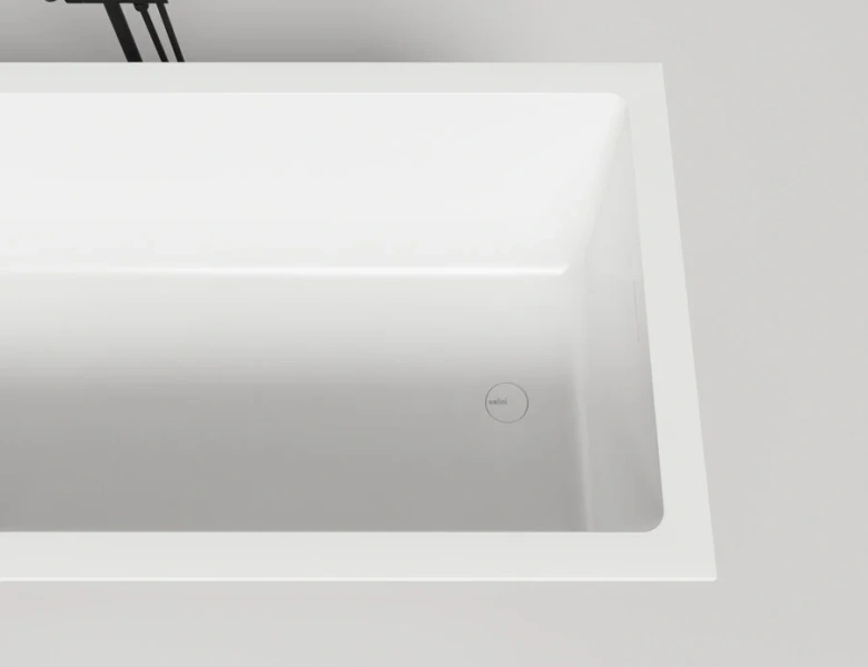 Ванна из искусственного камня Salini Cascata Kit 180x80 см белый глянцевый, приставные, встраиваемые - фото 7