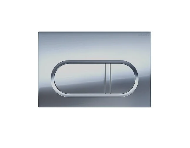 Клавиша смыва Акватек хром матовый - фото 1